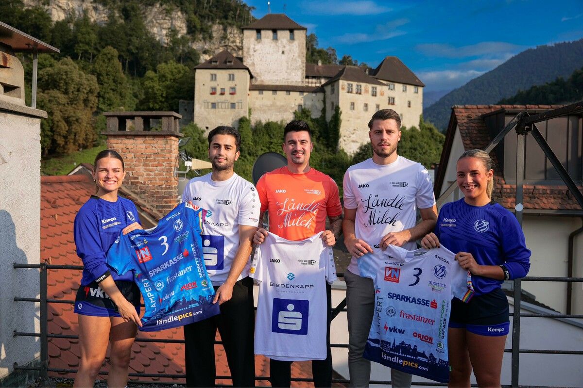 Feldkirchs Hand- und Fußballer freuen sich über die verlängerte Kooperation. ⇒thomas Knobel