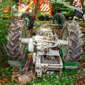 Mit Traktor abgestürzt