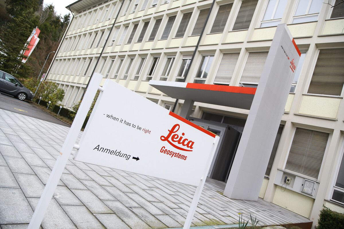 Hauptquartier von Leica Geosystems in der Grenzgemeinde Heerbrugg.⇒VN