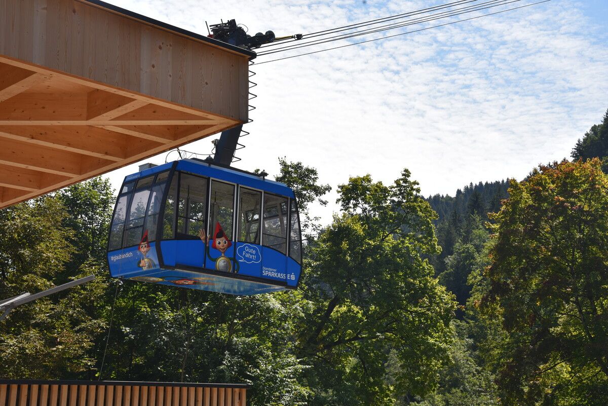 Heute wird der reguläre Fahrbetrieb wieder aufgenommen.⇒Dornbirner Seilbahn AG
