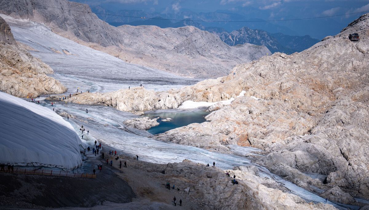 Im Jahr 2030 wird der Hallstätter Gletscher in der Form Geschichte sein.⇒AFP