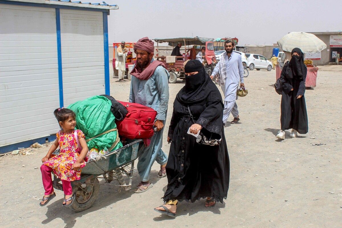 Insgesamt haben bereits mehr als eine Million Menschen das Land verlassen. ⇒AFP