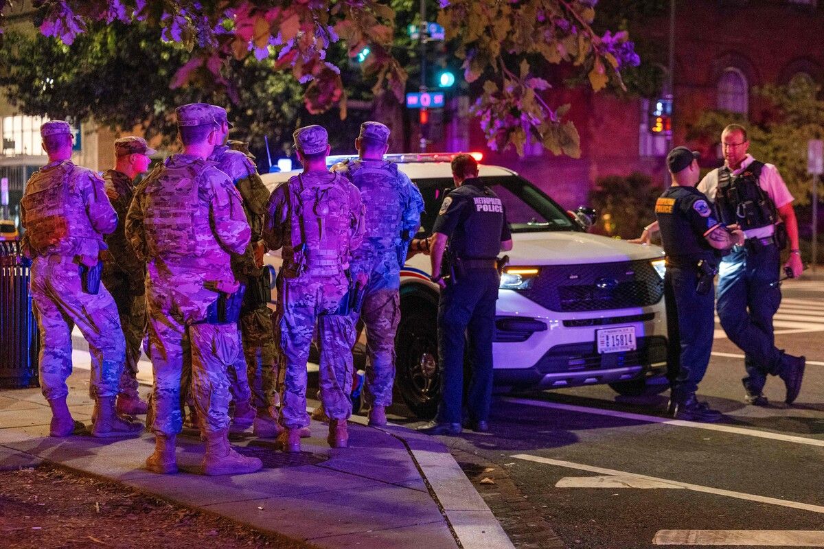 Laut „Washington Post“ sind 2200 Nationalgardisten im Einsatz. ⇒AFP