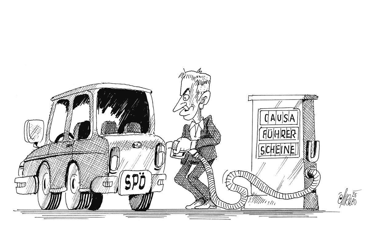 Mario Leiter . . . am Super-Volltanken!