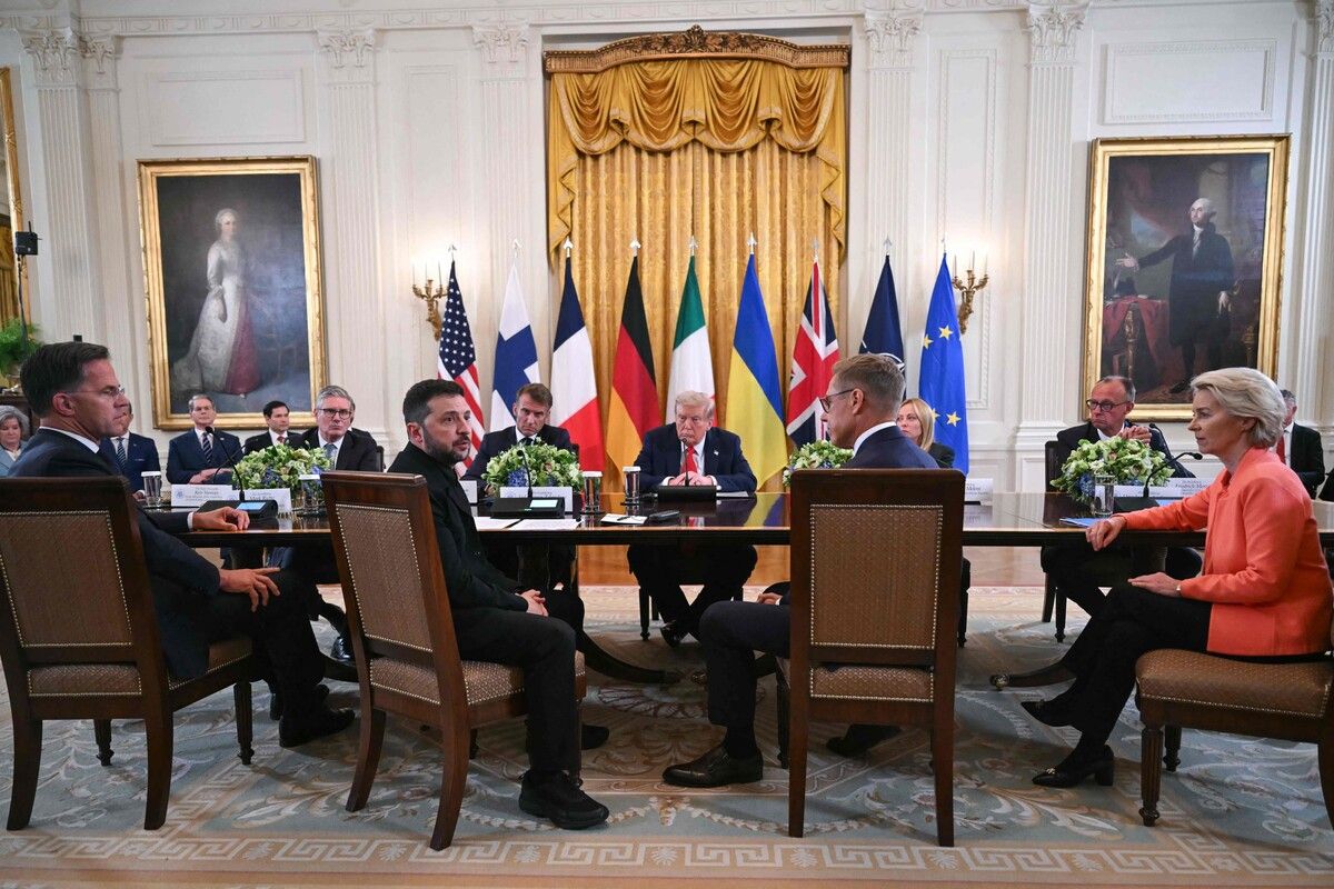 Nach dem Gipfel im Weißen Haus zum Ukraine-Krieg wird nun an einem Treffen zwischen dem ukrainischen Präsidenten Wolodymyr Selenskyj und Kreml-Chef Wladimir Putin gearbeitet. ⇒AFP