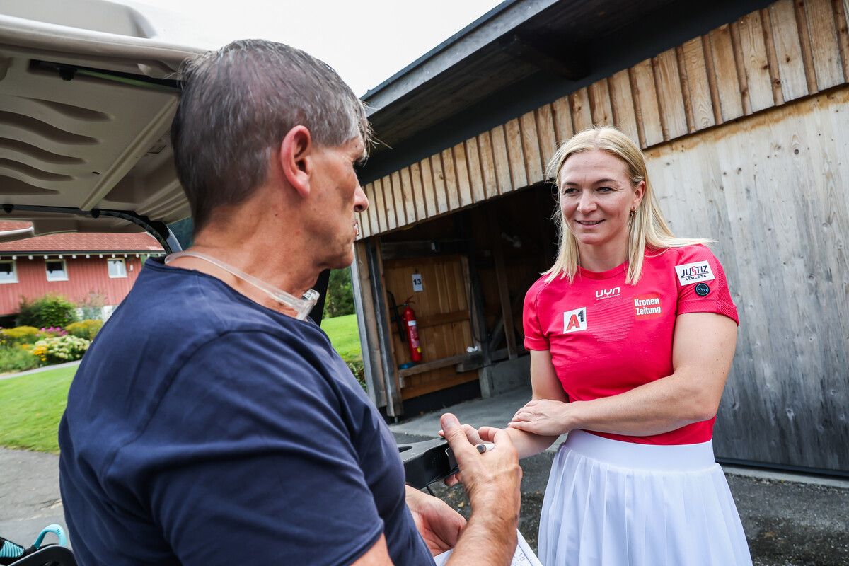 Nahm sich vor ihrer Golfrunde Zeit für ein Gespräch: Ariane Rädler.⇒Steurer