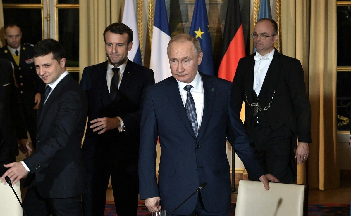 Putin und Selenskyj trafen zuletzt im Dezember 2019 in Paris zusammen. ⇒AFP