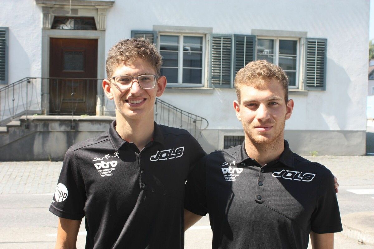 Samuel (l.) und Noah Künz aus Feldkirch haben die Olympia-Teilnahmer 2028 im Visier.⇒ vn/TK