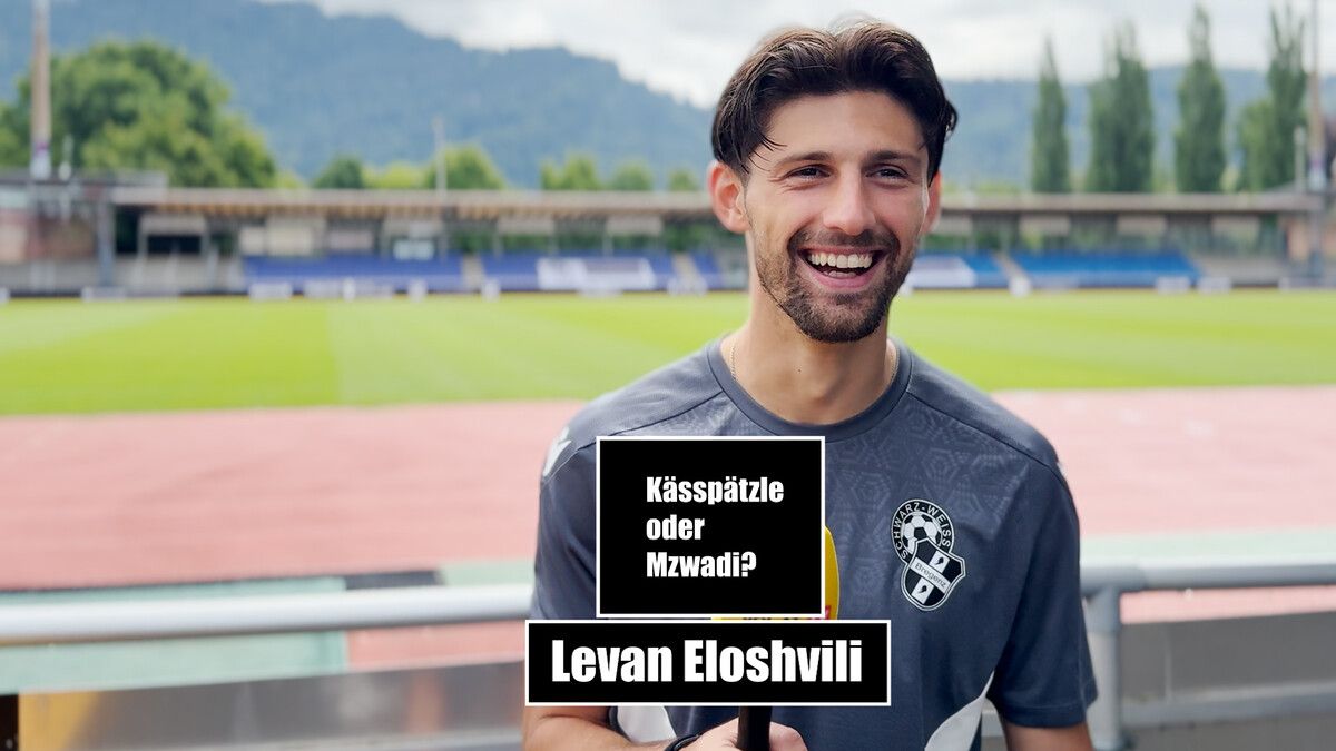 Sichtlich Spaß hatte der Georgier Levan Eloshvili beim Wordrap.⇒VOL.AT