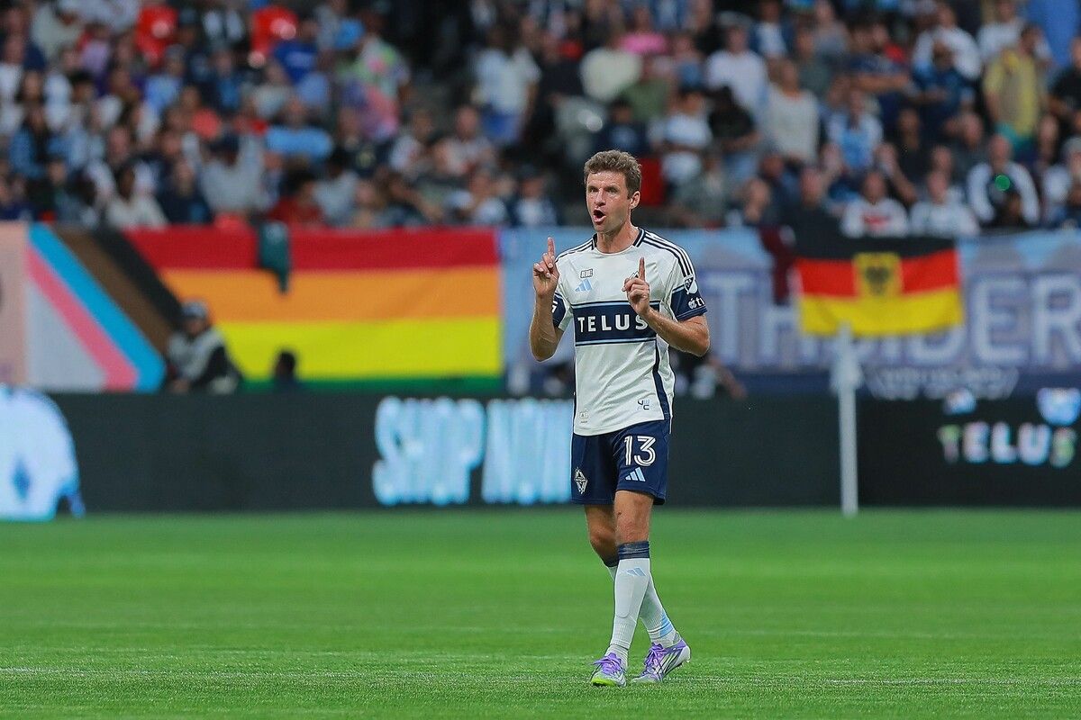 Sorgte bei seinem Startelfdebüt für Vancouver für den Siegtreffer: Thomas Müller.⇒afp