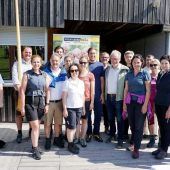 Kaiserwetter beim 30. Jubiläums-Landes- Wandertag am Bödele