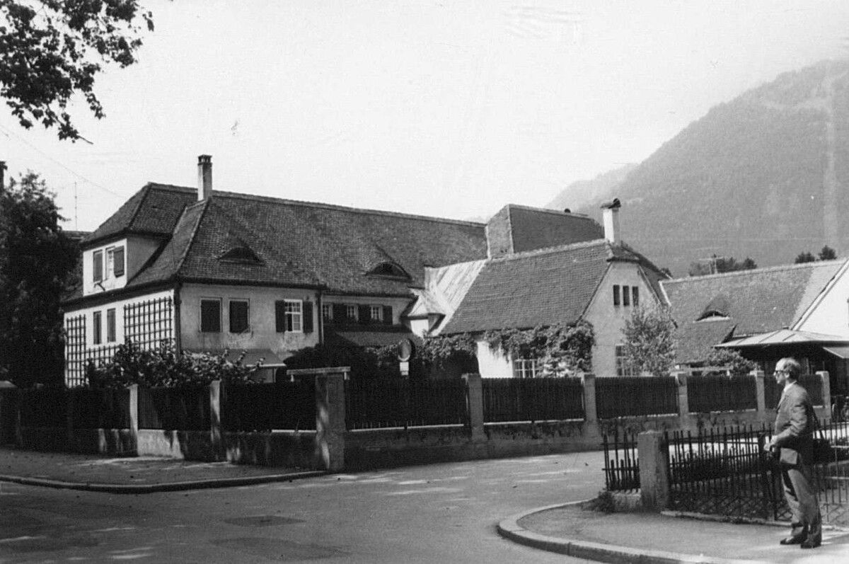 Ansicht des Schlachthofs an der Hermann-Sander-Straße in den 1950er Jahre. ⇒Sammlung otto schwald