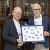 Briefmarke als Symbol für Frieden und Hoffnung