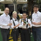 Champagner und Flammkuchen
