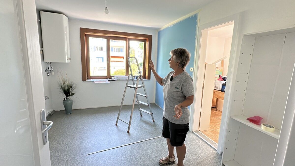 Der hängende Boiler in der Küche ist nicht ideal.⇒ VMM (4)
