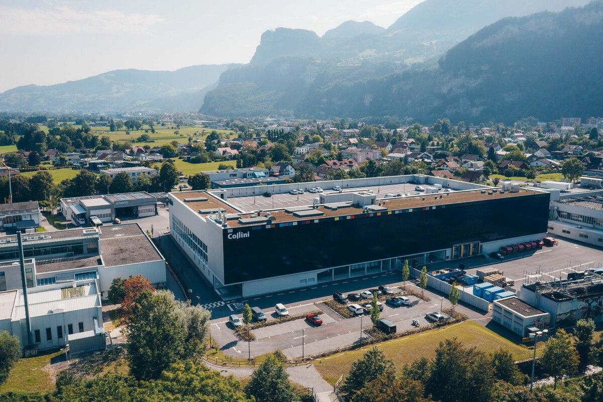 Der Neubau von Collini in Hohenems. Investiert wurden 30 Millionen Euro.⇒ collini/Nussbaumer