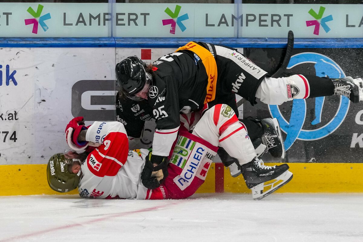 Der Schein trügt: Julian Metzler und die Pioneers Vorarlberg mussten im Heimspiel gegen den HCB Südtirol eine empfindliche Schulterniederlage hinnehmen und sind nach drei Spieltagen als einziges Team noch ohne Punktgewinn. ⇒VN/STiplovsek