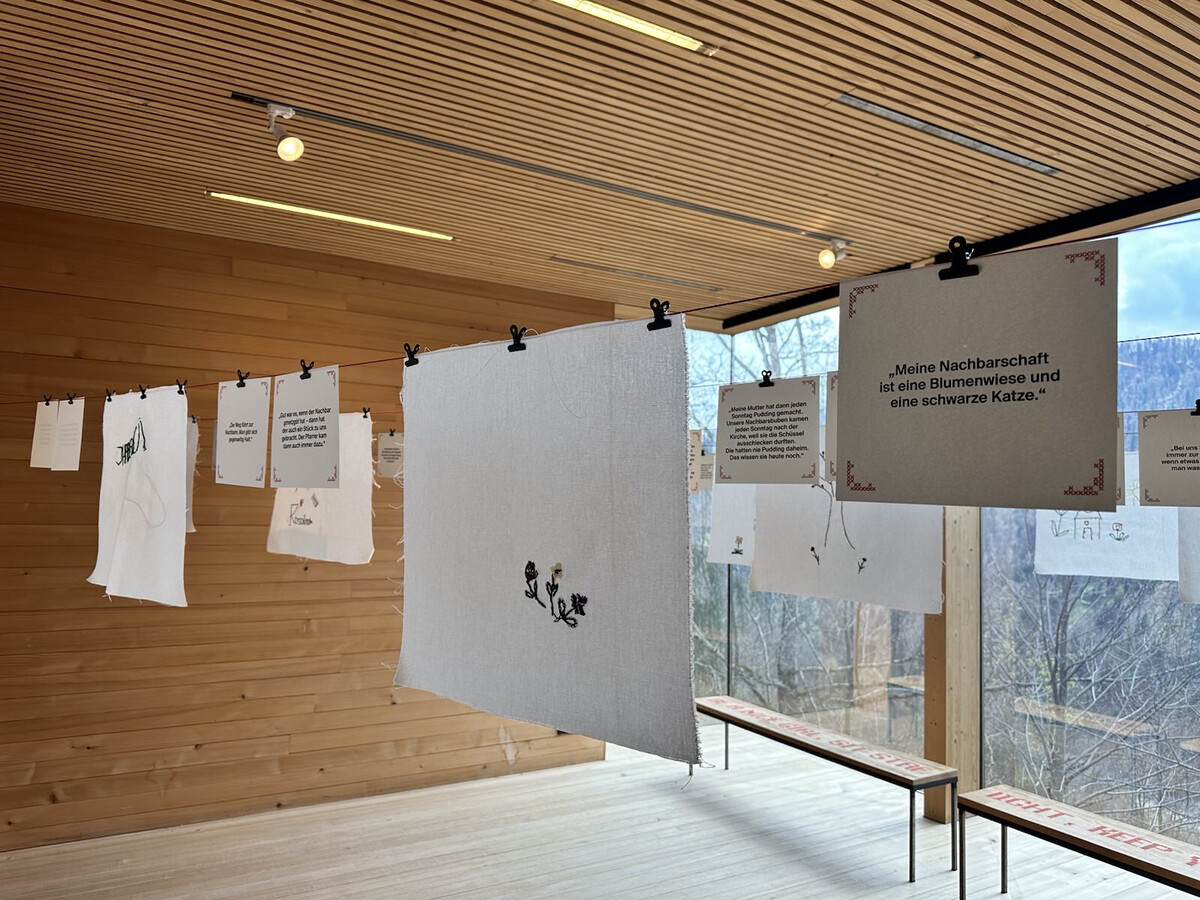 Die Ausstellung wurde von der Aktion Demenz kuratiert und tourt durch Vorarlberg.