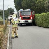 Gasaustritt in Lustenau: Bagger beschädigte Leitung