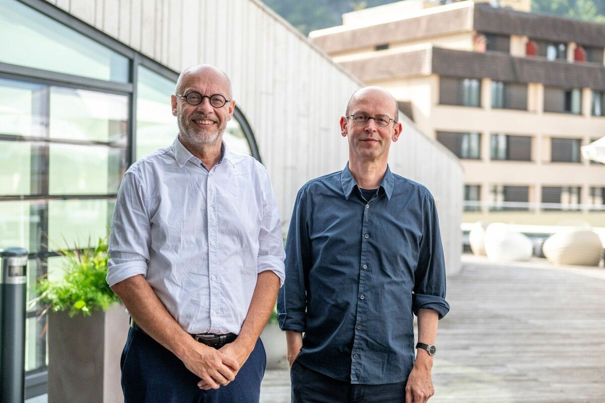 Die künstlerischen Leiter Folkert Uhde und Hans-Joachim Gögl: „Nichts brauchen wir im Moment so sehr wie Zuversicht“. ⇒⇒beate rhomberg