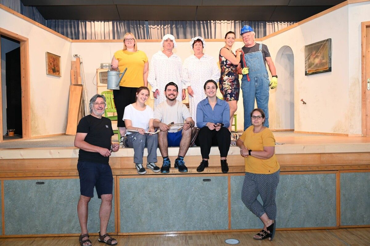 Die Laienschauspieler der Theatergruppe Wald-Dalaas freuen sich auf die Aufführungen im Oktober.⇒dob