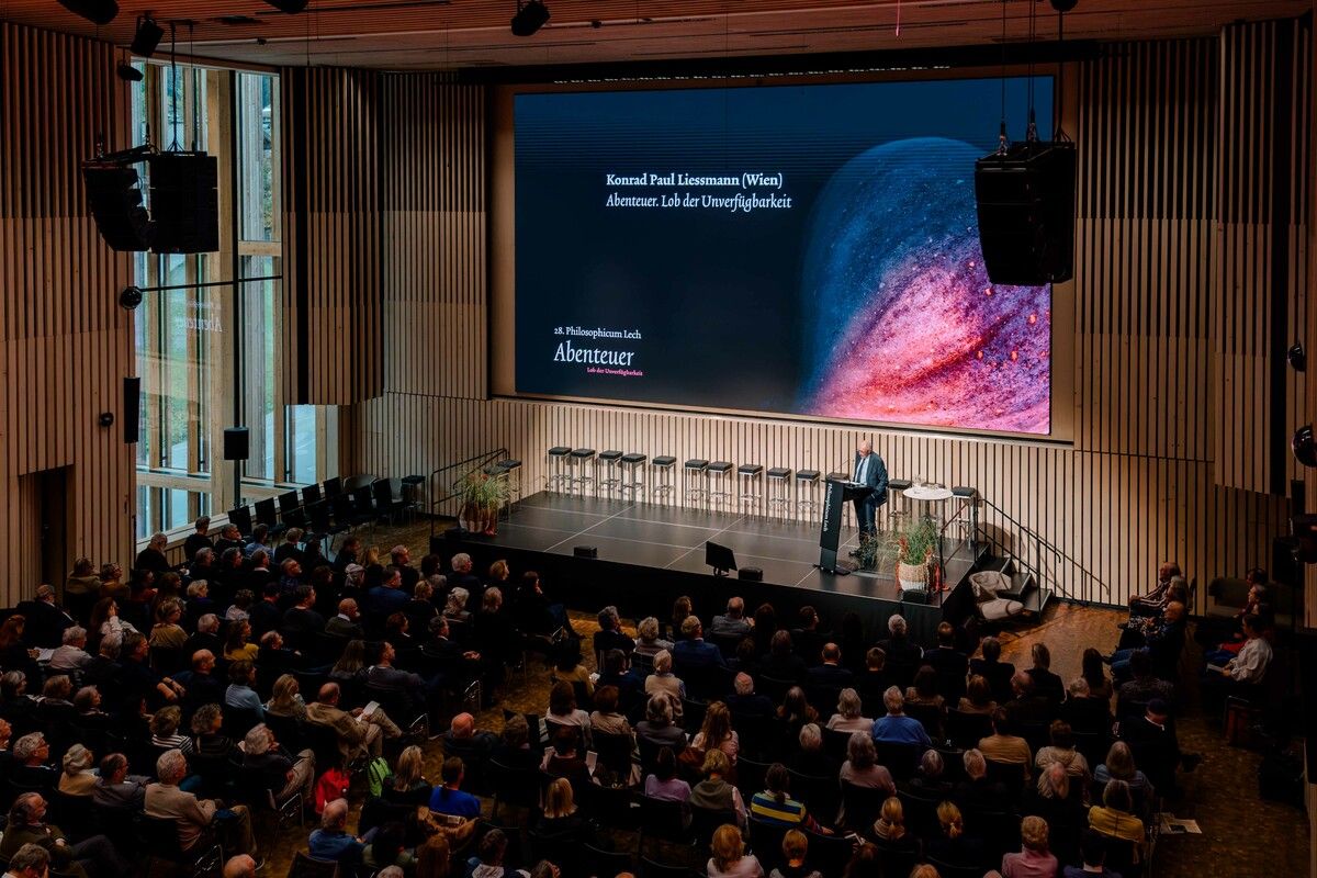 Die offizlielle Eröffnung des Philosophicum Lech 2025 fand am Donnerstagnachmittag statt.⇒ stefanie lässer