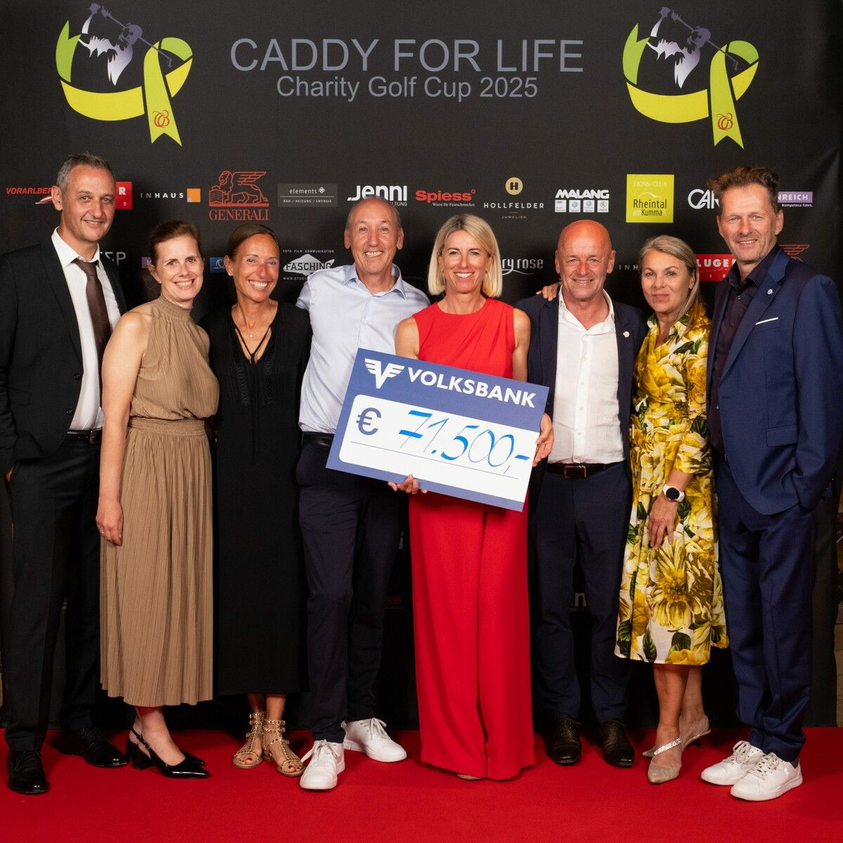 Edgar und Michaela Sohm, Andrea und Thomas Sohm, Sabine und Benno Kienreich sowie Sabine und Reinhard Fasching.⇒Caddy for Life (2)