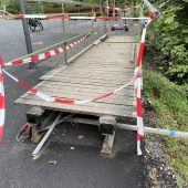 Ein Stück Karrensteg wird versteigert