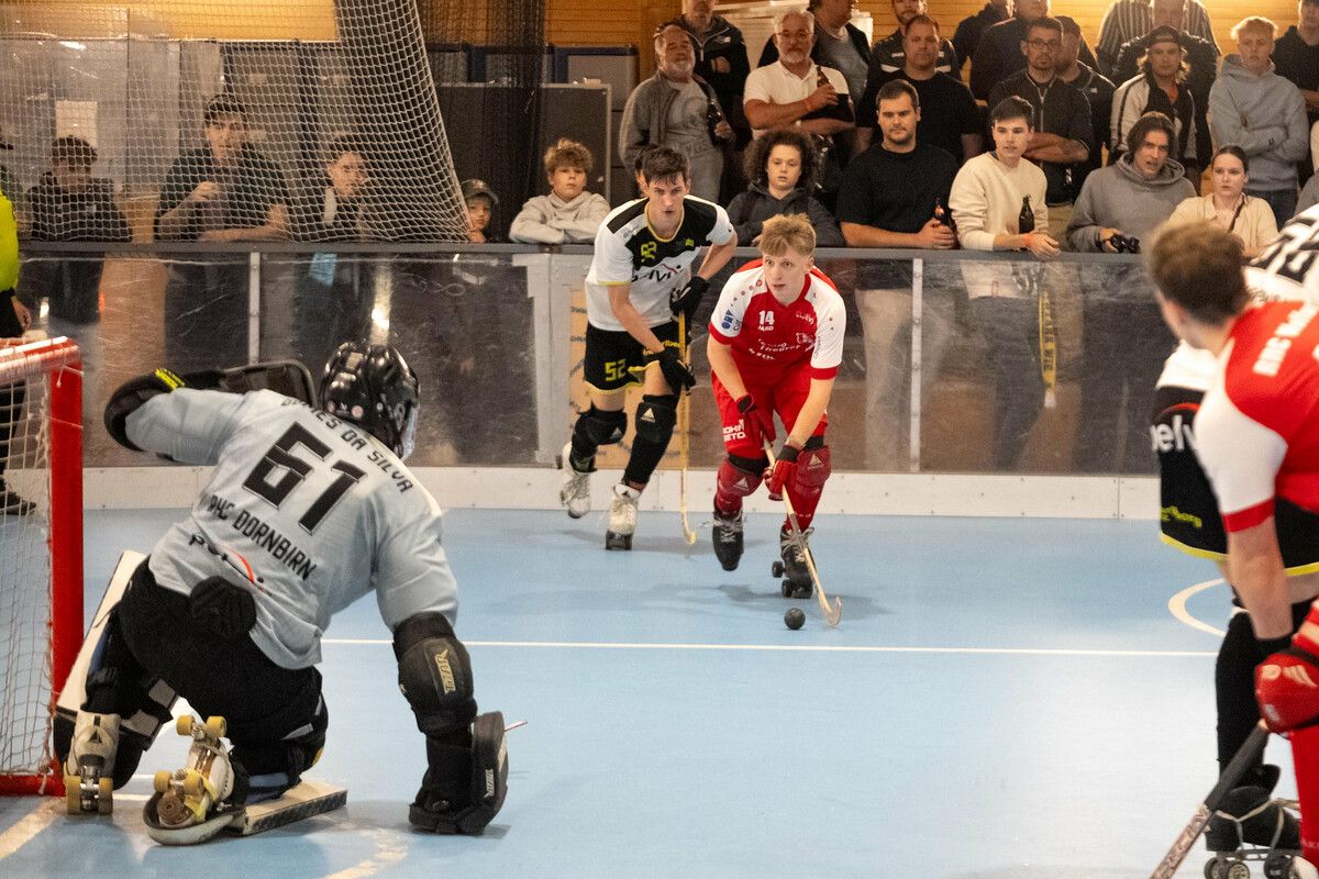Elias Mark ist einer der aufstrebenden Akteure beim RHC Wolfurt.⇒VN/DS