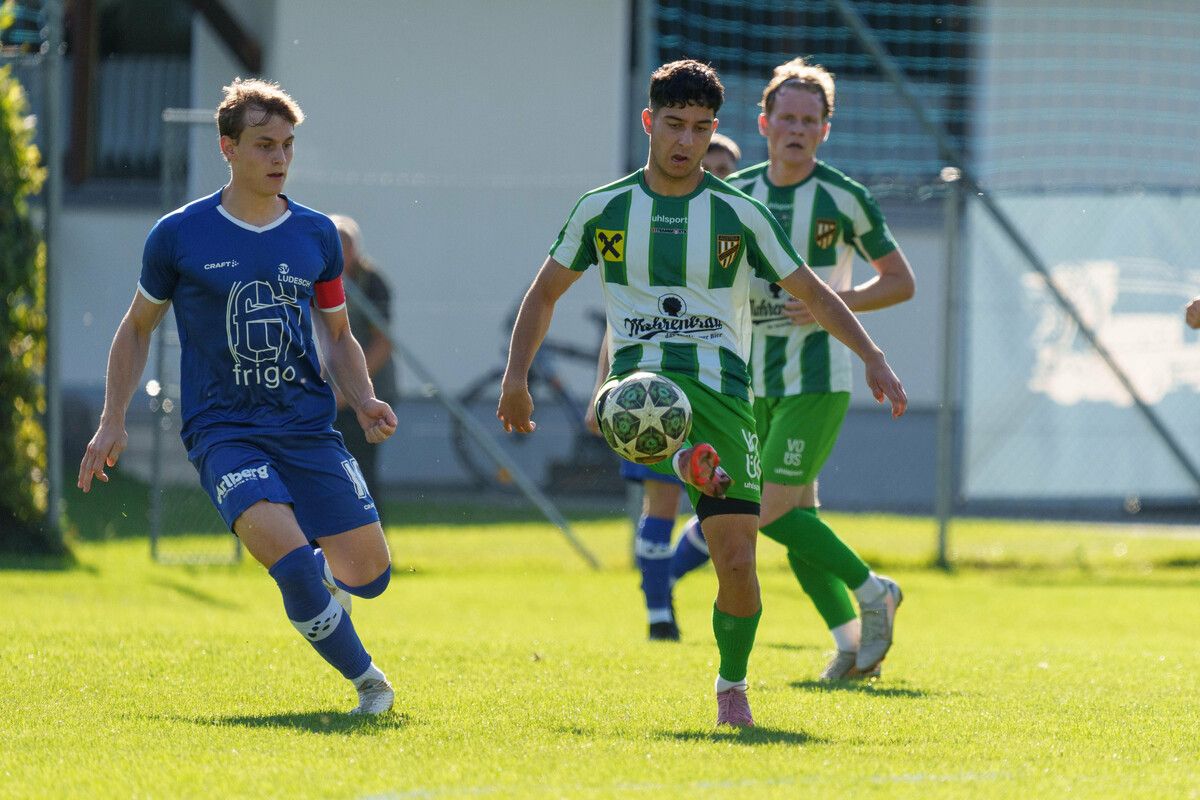 Enes Koc erzielte beide Treffer für Austrias Amateure in Ludesch.⇒stiplovsek