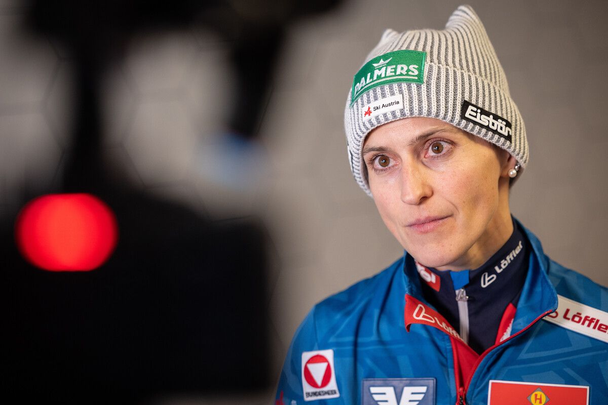 Eva Pinkelnig musste nach dem Sturz ärztlich versorgt werden. ⇒gepa