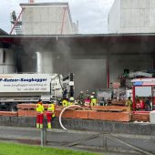 Rauch im Ziegelwerk