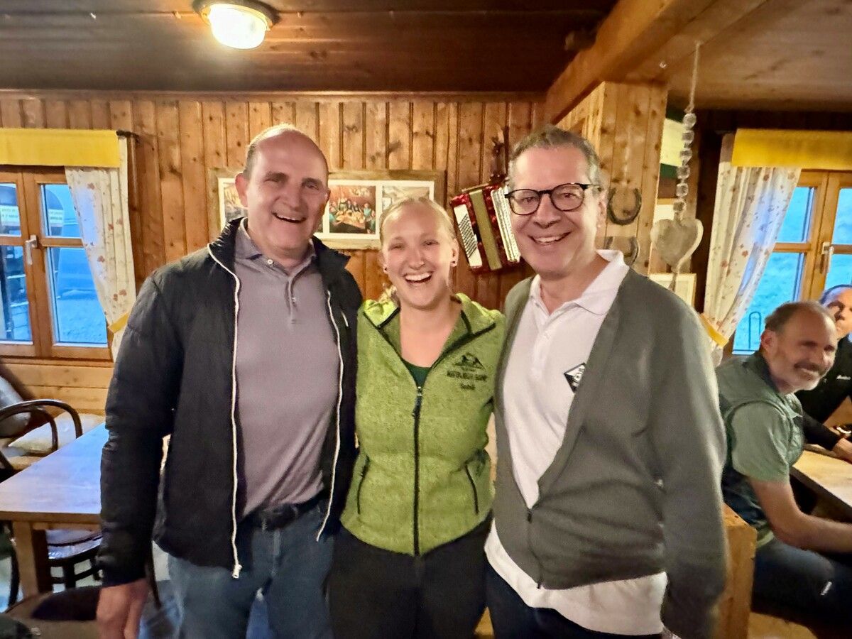 Gebi Hopfner, Sabrina Seyfried und Markus Borg.