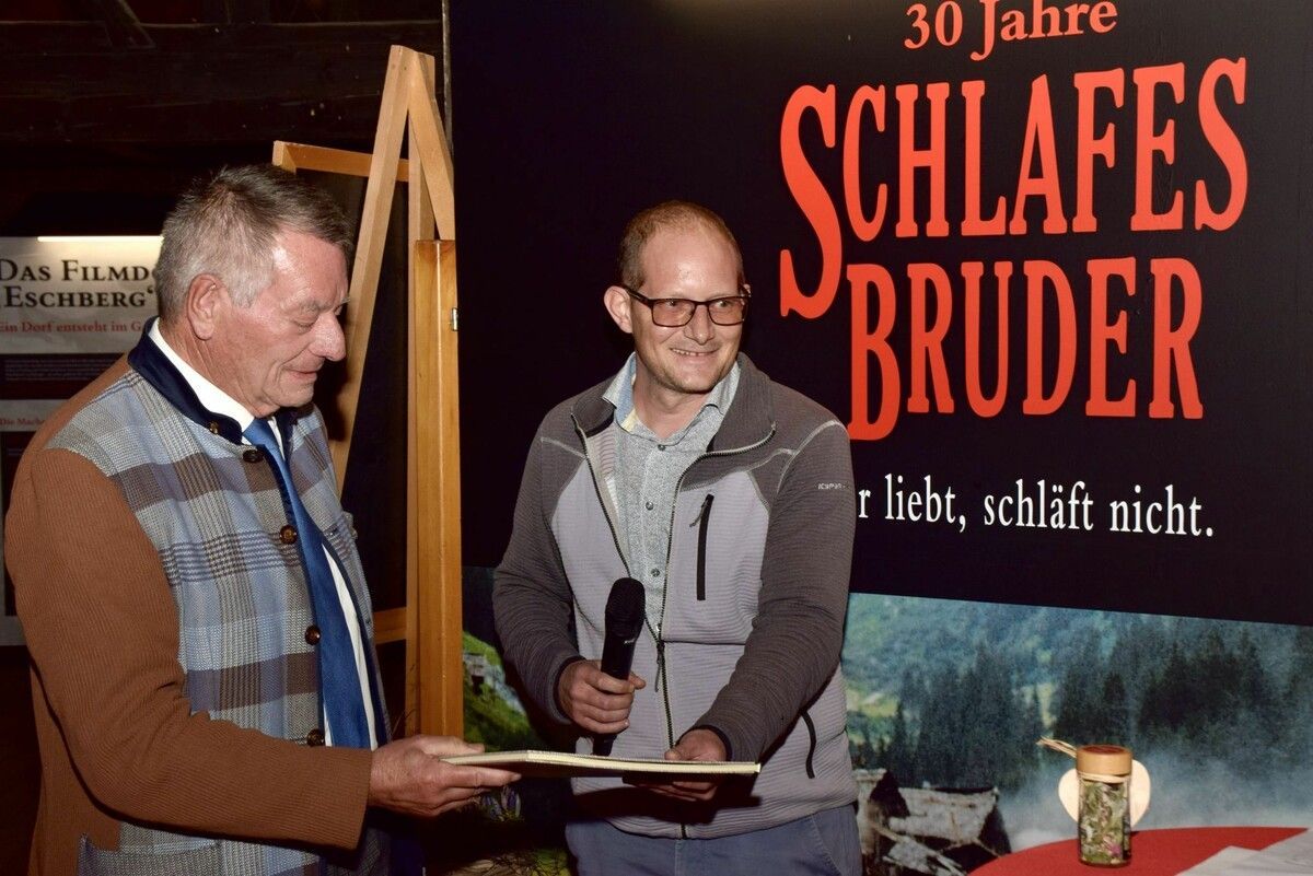 Heinrich Sandrell (l.) und Conradin Blum.⇒sco