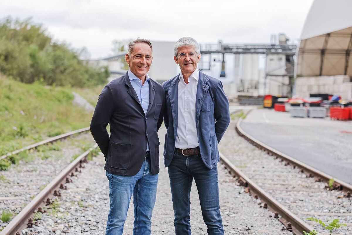 Hubert Rhomberg und Ernst Thurnher, Geschäftsführer der Rhomberg Gruppe. ⇒rhomberg