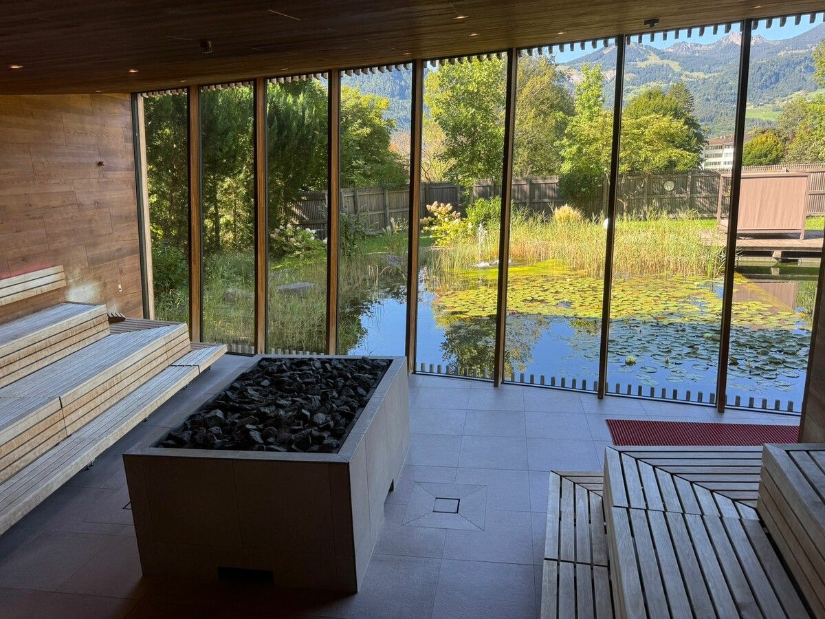 Besonders der Saunabereich war stark besucht. ⇒Bacchi