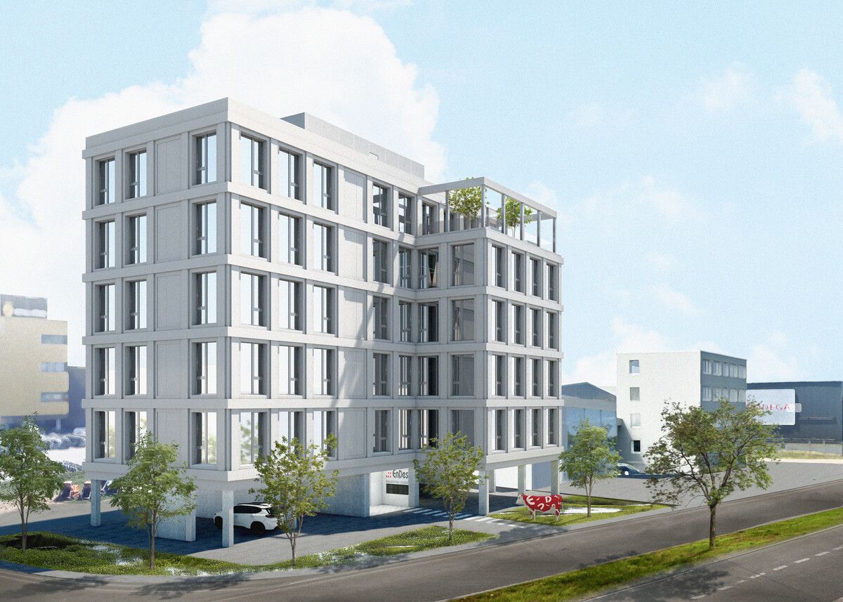 i+R Industrie- & Gewerbebau realisiert den Neubau in Winterthur.⇒Fa