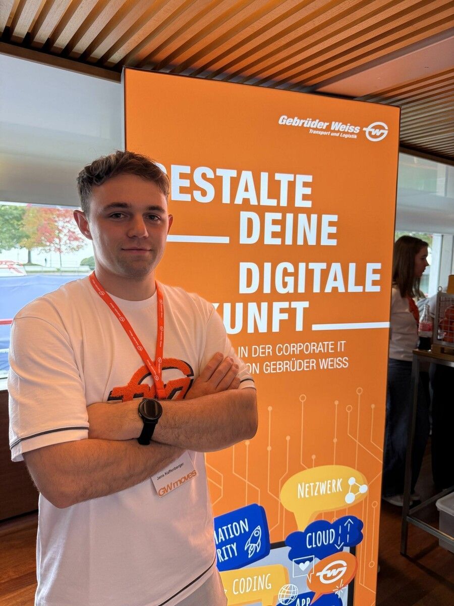 Jens Kaffenberger, IT-Ausbilder bei Gebrüder Weiss.⇒ SIB