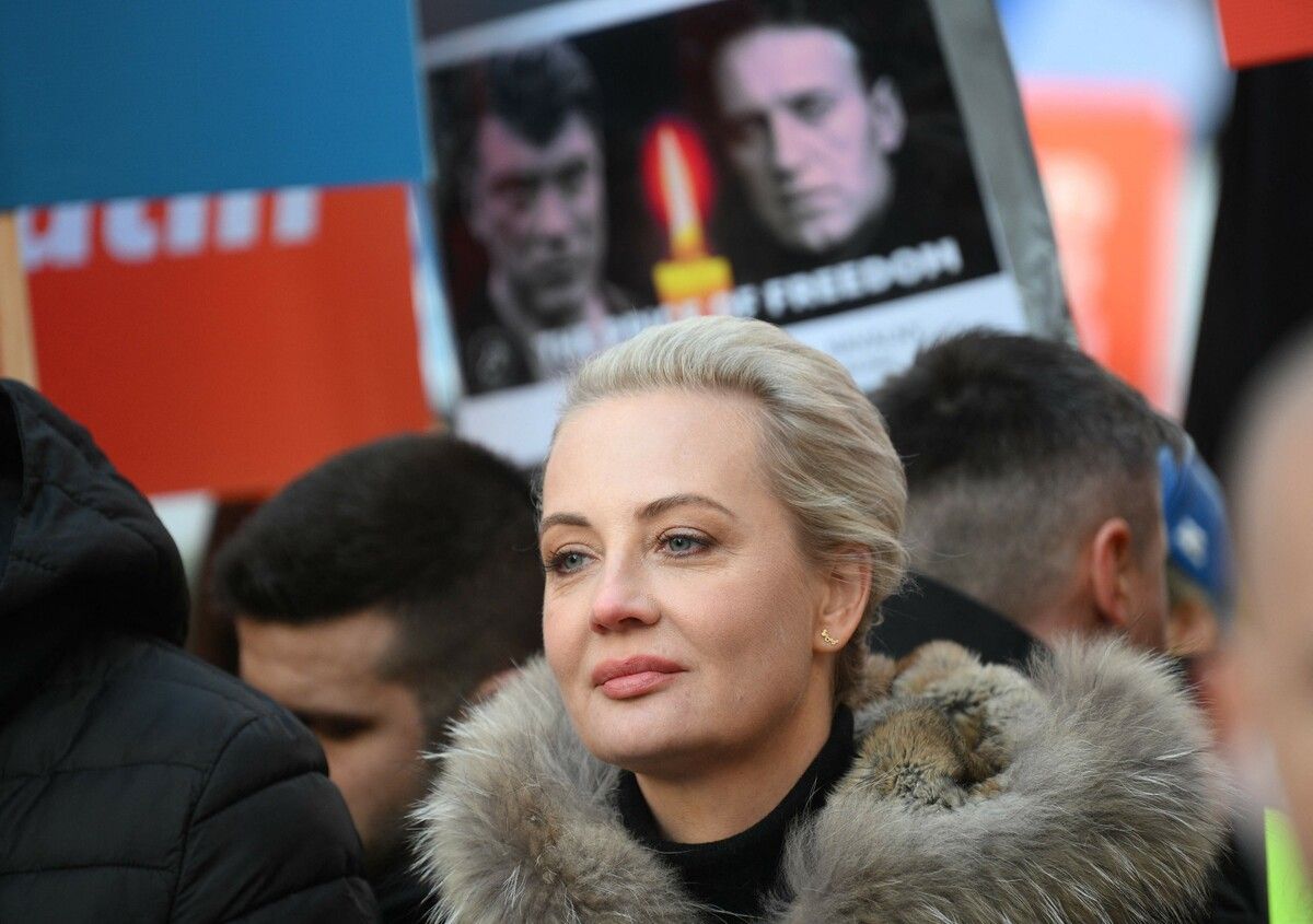Julia Nawalny hat wiederholt den russischen Präsidenten Putin für den Tod ihres Mannes verantwortlich gemacht. ⇒AFP
