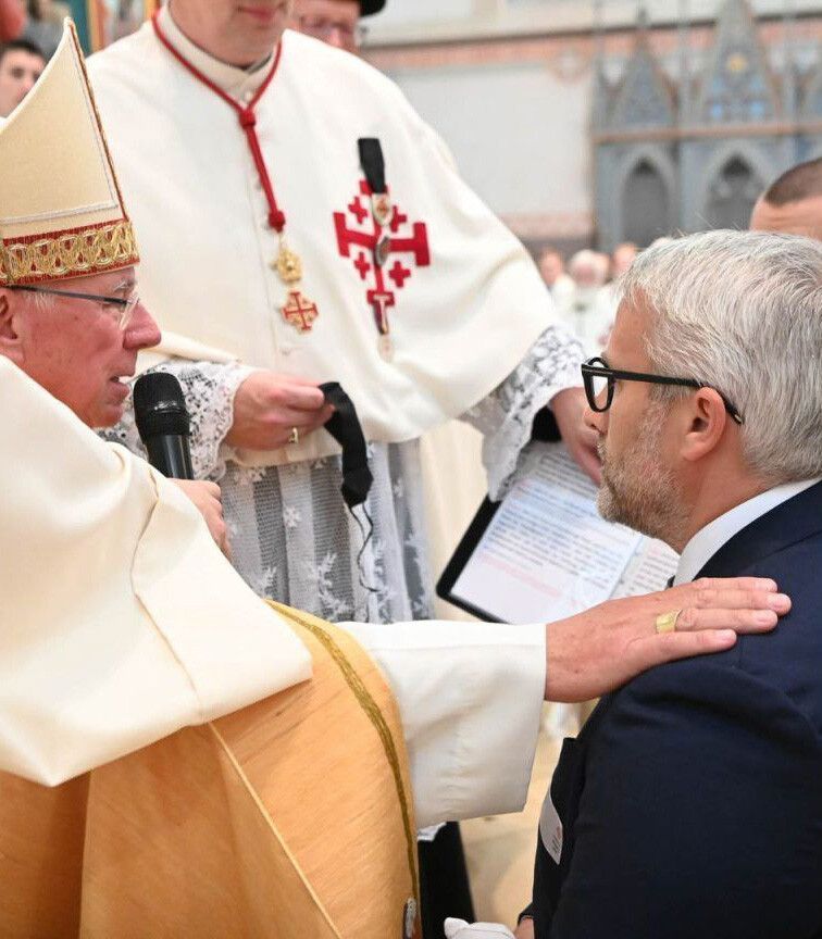 Konrad Ortner und Norbert Sieber wurden offizielle Mitglieder des Ritterordens vom Heiligen Grab zu Jerusalem. ⇒kathbild.at
