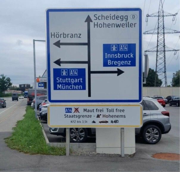 Land und Asfinag verweisen auf die 37 Hinweistafeln, die im Bereich der Landesstraßen angebracht wurden. ⇒Land