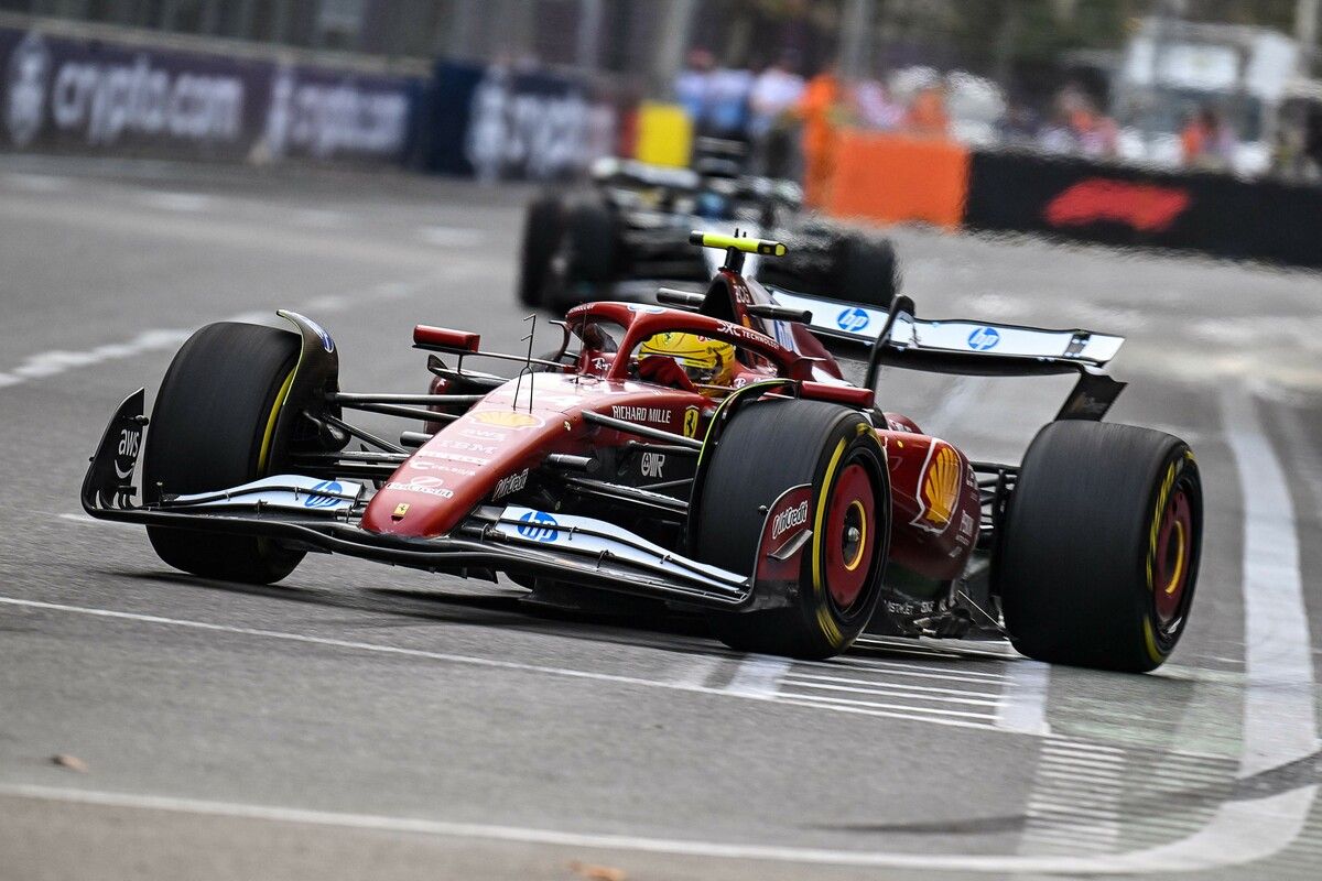 Lewis Hamilton zeigte in Baku auf.⇒APA