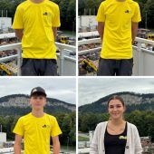 Neue Lehrlinge beginnen mit Ausbildung