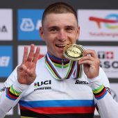 Evenepoel holte drittes Zeitfahr-Gold