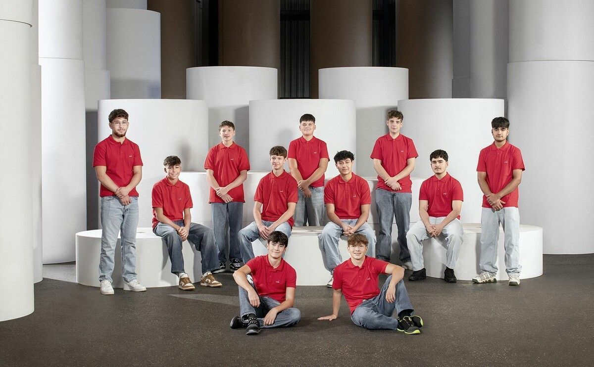 Rondo begrüßte am 1. September elf Jugendliche zum Start der Ausbildung am Stammsitz in Frastanz. ⇒rondo
