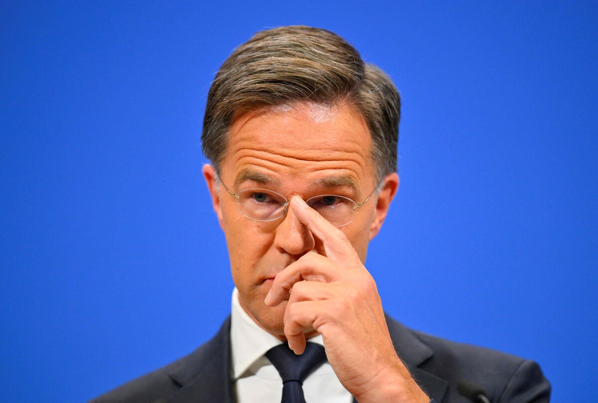 Rutte bekräftigte die Notwendigkeit eines europäischen Drohnenabwehrsystems.⇒AFP