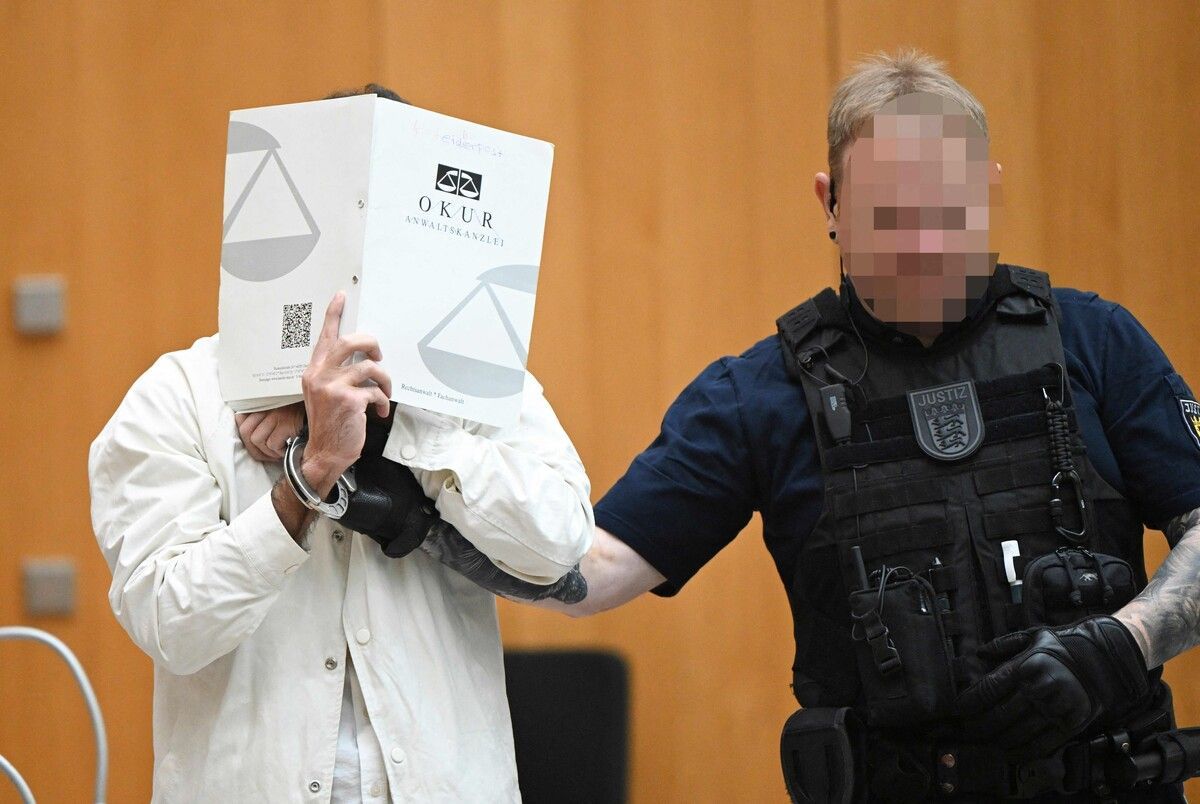 Sulaiman A. stach auf dem Marktplatz in Mannheim auf sechs Menschen ein.⇒AFP