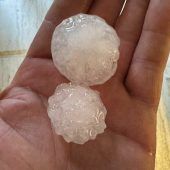 Hagel sorgte für Schäden
