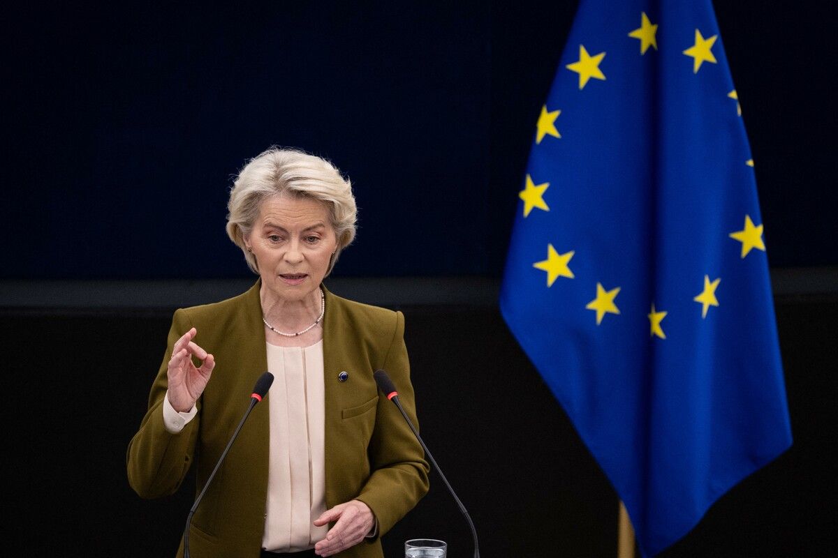 Ursula von der Leyen sprach über Altersgrenzen für soziale Medien.⇒AFP