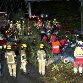 Großeinsatzübung am Golm